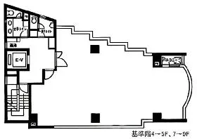 いちご内神田ビル(旧)COI内神田の基準階図面