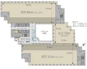 メトロポリタンプラザの基準階図面