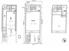 フラックスビルの基準階図面
