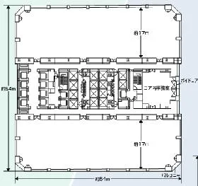 晴海トリトンスクエアオフィスタワーX GRAND EDITIONの基準階図面