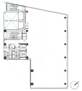 虎ノ門トーセイビルの基準階図面