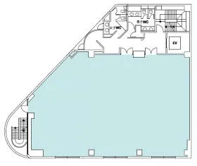 芝ケンブリッジビルの基準階図面