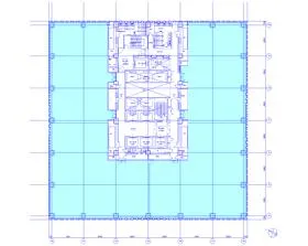 プルデンシャルタワーの基準階図面