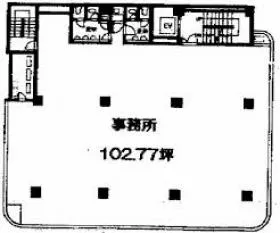 山田ビルの基準階図面