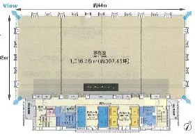 芝浦ルネサイトタワーの基準階図面