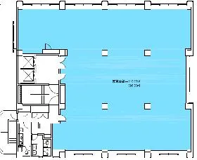 物産ビルの基準階図面