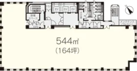 虎ノ門イーストビルディングの基準階図面