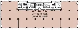興和西麻布ビル(第38興和ビル)の基準階図面