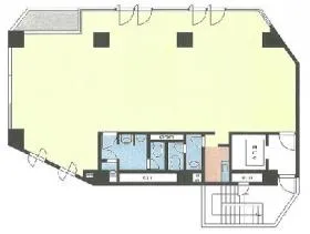 広尾リープレックスビズの基準階図面
