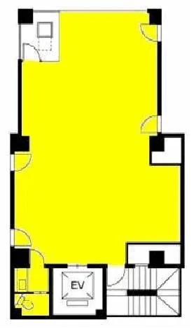 日比谷パークビルの基準階図面
