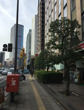 ラウンドクロス田町(オーエックス田町)ビルの外観