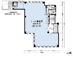 KDX浜松町ビルの基準階図面