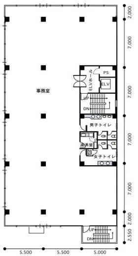 KRT青山の基準階図面
