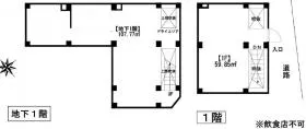 ノースアオヤマビルの基準階図面