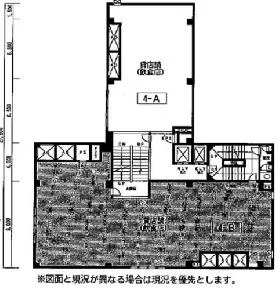 赤坂パロスビルの基準階図面