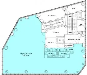 AOビルの基準階図面