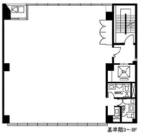 AKABISHI-Ⅱの基準階図面