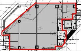 オリックス恵比寿西の基準階図面