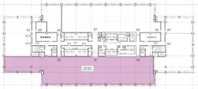 丸の内郵船ビルの基準階図面