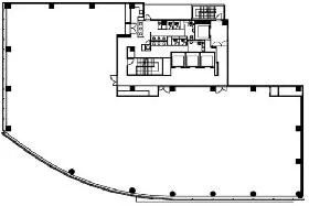 ヒューリック青山外苑東通(旧:南青山M-SQUARE)ビルの基準階図面