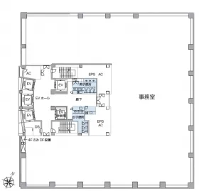 D-LIFEPLACE南青山(旧:南青山ブライトスクエア)の基準階図面