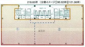グリーンプレイス蒲田(ラウンドクロス蒲田)ビルの基準階図面
