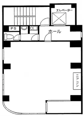 カサイビルの基準階図面