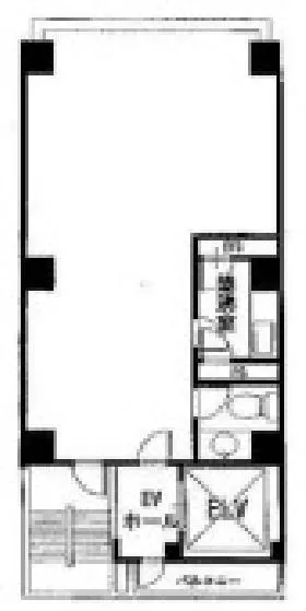 宮益坂伊藤ビルの基準階図面
