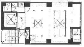 VORT渋谷宮益坂Ⅱの基準階図面