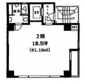 大野ビルの基準階図面