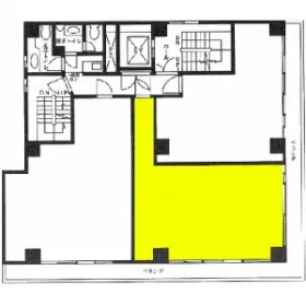 K・Kビルの基準階図面