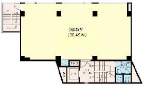 日原ビルの基準階図面