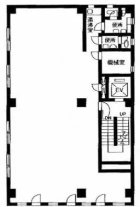 茅場町MYビルの基準階図面