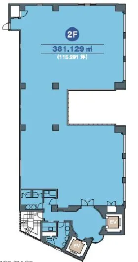グランファースト神田紺屋町の基準階図面