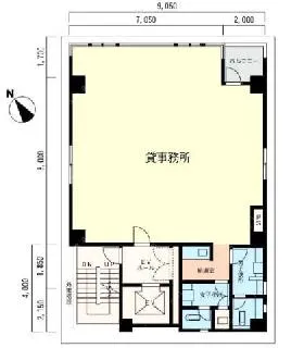 SJIビルの基準階図面