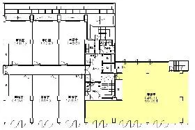 共同ビル(銀座7丁目)の基準階図面