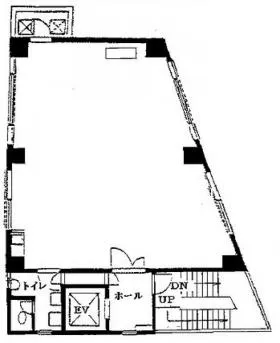 第2長山ビルの基準階図面