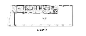 共同ビル(室町1丁目)の基準階図面
