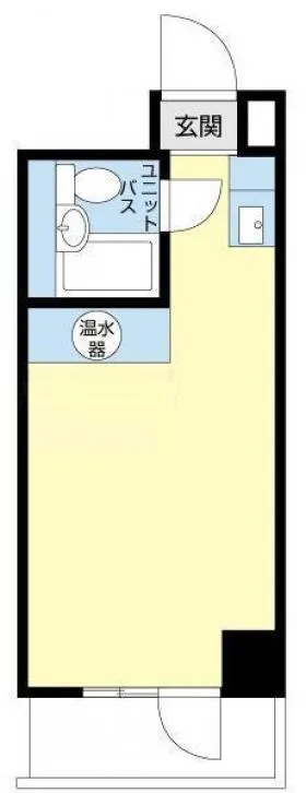 いずみハイツ茅場町の基準階図面