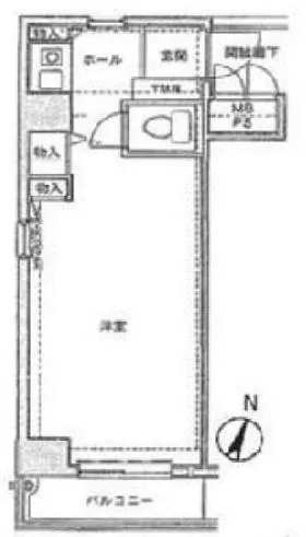 サンクレスト茅場町ビルの基準階図面