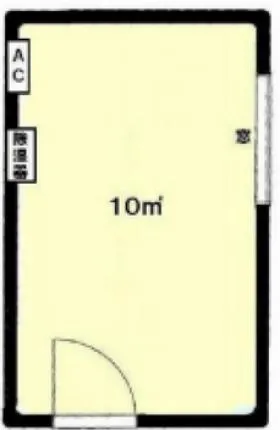 中銀カプセルタワーA棟ビルの基準階図面