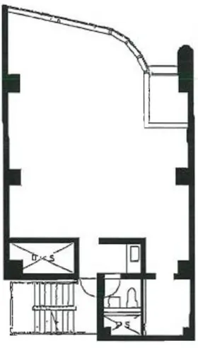 ワイ・エヌ銀座ビルの基準階図面
