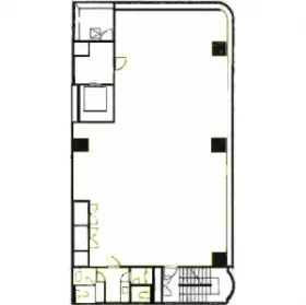 銀座KMビルの基準階図面