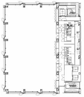 日本橋T&Dビルの基準階図面
