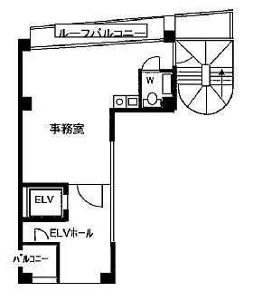 ユースメディアビルの基準階図面