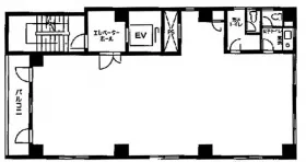 東屋ビルの基準階図面