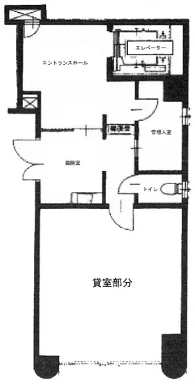 智光ビルの基準階図面
