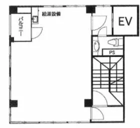 大倉ビルの基準階図面