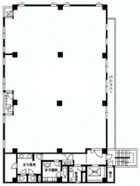 アクティブ代々木の基準階図面