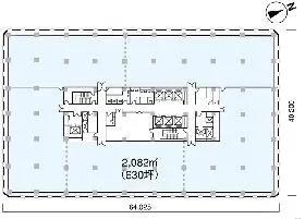 岸本ビルの基準階図面